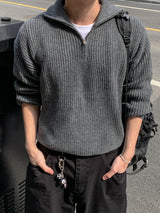 メルハイネックハーフジップアップ