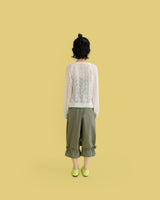 Frill capri pants (2 color)
