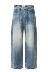 Washed Blue Cleanfit Jeans