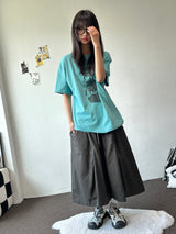 Courtney Rivet Slit Balloon Bermuda Shorts 3color