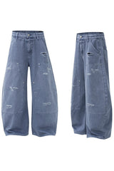 Distressed Scythe Baggy Jeans