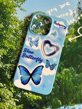 [Blue Butterfly] Hard case