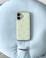 NEW LOGO Lemon Blue Silver Epoxy Case