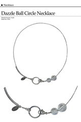 Dazzle Ball Circle Necklace