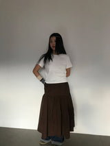 [MD Pick]ベイスリットカットアウトTシャツ (5color)