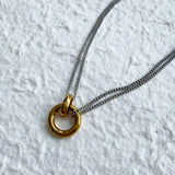 Dual Loop Link Necklace
