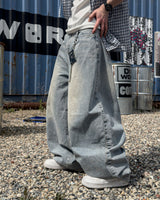 Clear Balloon Denim Pants