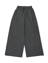 [unisex] ピンタックリベットナイロンパンツ (2color)