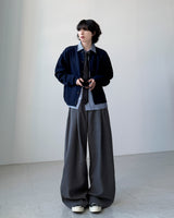 Mason Pintuck Wide Slacks
