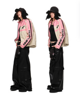 IN STOCK | PADDED MOTO JACKET – PINK