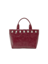 【即日発送】Sunday Tote Bag (eyelet wide)(plum)