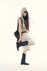 Luca western leather long boots
