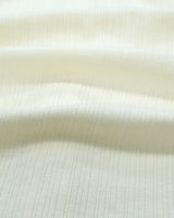 Open Boat Neck T-Shirt Cream