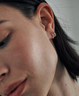 [925 silver] Deux.silver.211 / mini bille earring (silver)