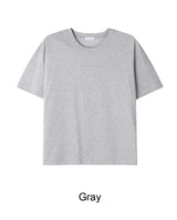 エンディ高密度クロップ半袖Tシャツ