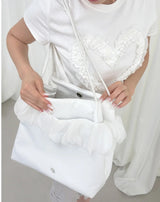 フリリッシュショルダーバッグ (white)