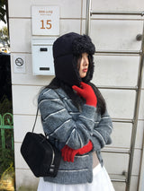 Fluffy Padded Trapper Hat (5color)