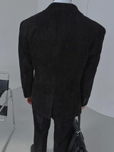 ASCLO デニム ベルベット ブレザー(2color)
