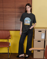 【MADE】サンシャインゴーストプリントTシャツ [BLACK]