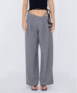 STRING WIDE TROUSERS