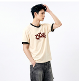 エッセンシャルスタンダード半袖リンガーTシャツ 3GEAR クリーム
