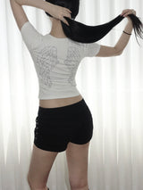 Black Stud Shorts