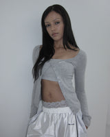 Orbit Track Bermuda in white silver