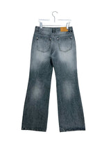 Evra Vintage Washing Semi-Bootcut Denim Pants