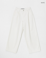 [MADE] Warmben One-Tuck Fleece Wide Cotton Pants