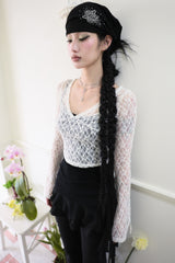 Chiffon frill sleeveless (2color)