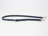 LAZEL MINI CROC ショルダーレザーバッグ / Wani Navy