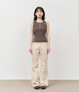 (W) ショップベーシックブーツカットパンツ (2color)