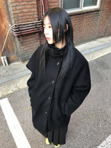 【limited price】HIGHNECK HALF COAT 