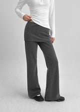 [MADE] Etia Fleece Banding Skirt Pants