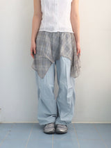 Natural Nylon Volume Pants