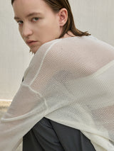(T-6834)ESSENTIAL VIENTO ルーズフィットニット