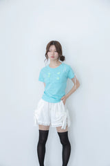 ビッグ リボン パンツ(WHITE)