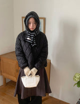 Kotanna Quilted Hooded Padded Jumper