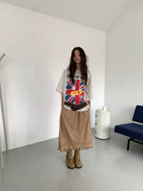 SUEDE PUNCHING SKIRT (3C)
