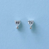 Cube Heart Earrring