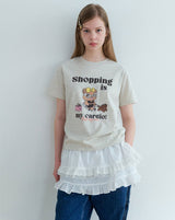 ショッピングベアTシャツ 2color
