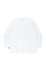 キュビズムフォントロングスリーブTシャツ