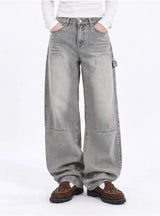 BTB : CURVE PANEL JEANS [GRAY CORE]