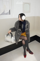 Toggle tteokbokki half-fur coat