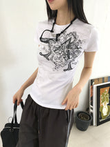Bicotte ノットストラップバックルネックレス
