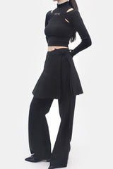 Nepia Layered String Skirt + Slacks Pants Set