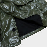 glossy stitch jacket_khaki