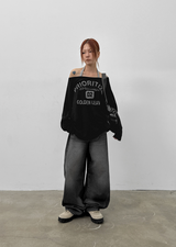 [MADE] Cozytee Printing Oversized Long Sleeve T-shirt