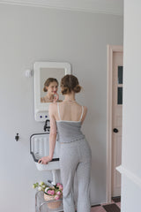 Cinamon Sleeveless - Pink Gray
