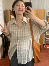 キントチェックシャツ